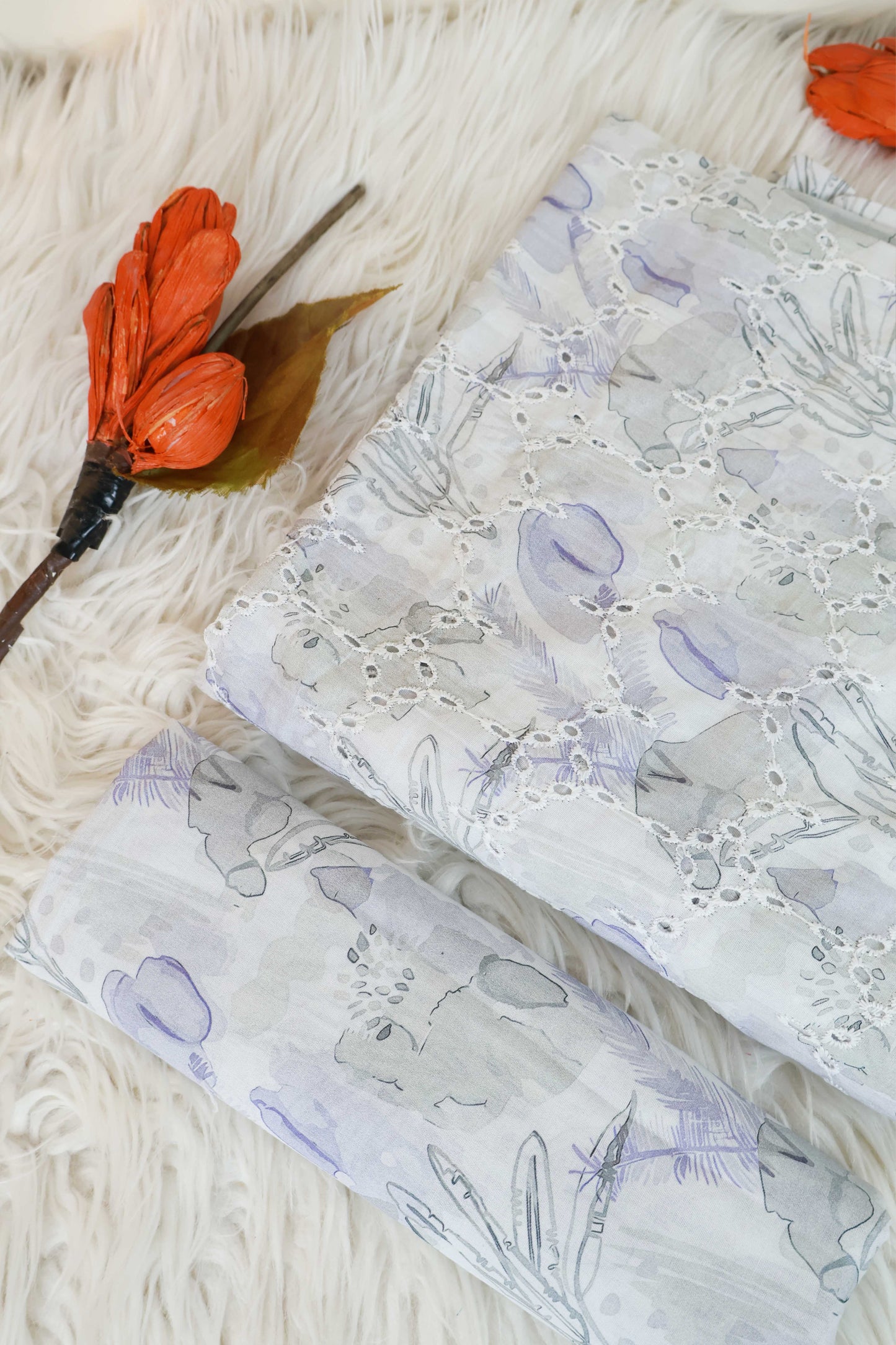 2Piece – Printed Embroidered Lawn EL2PSR91