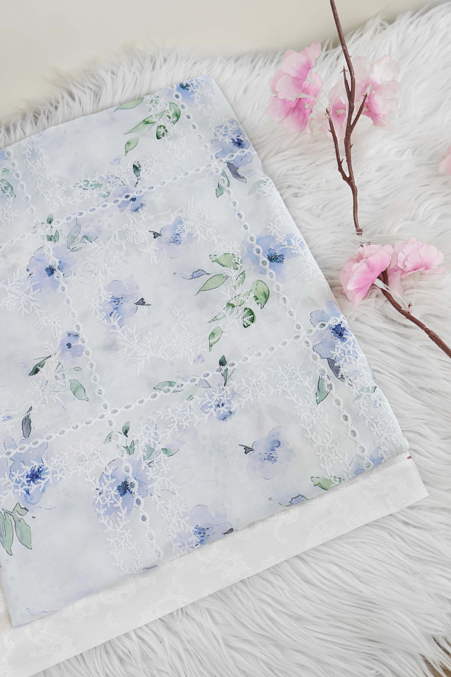 2Piece – Printed Embroidered Lawn RB130