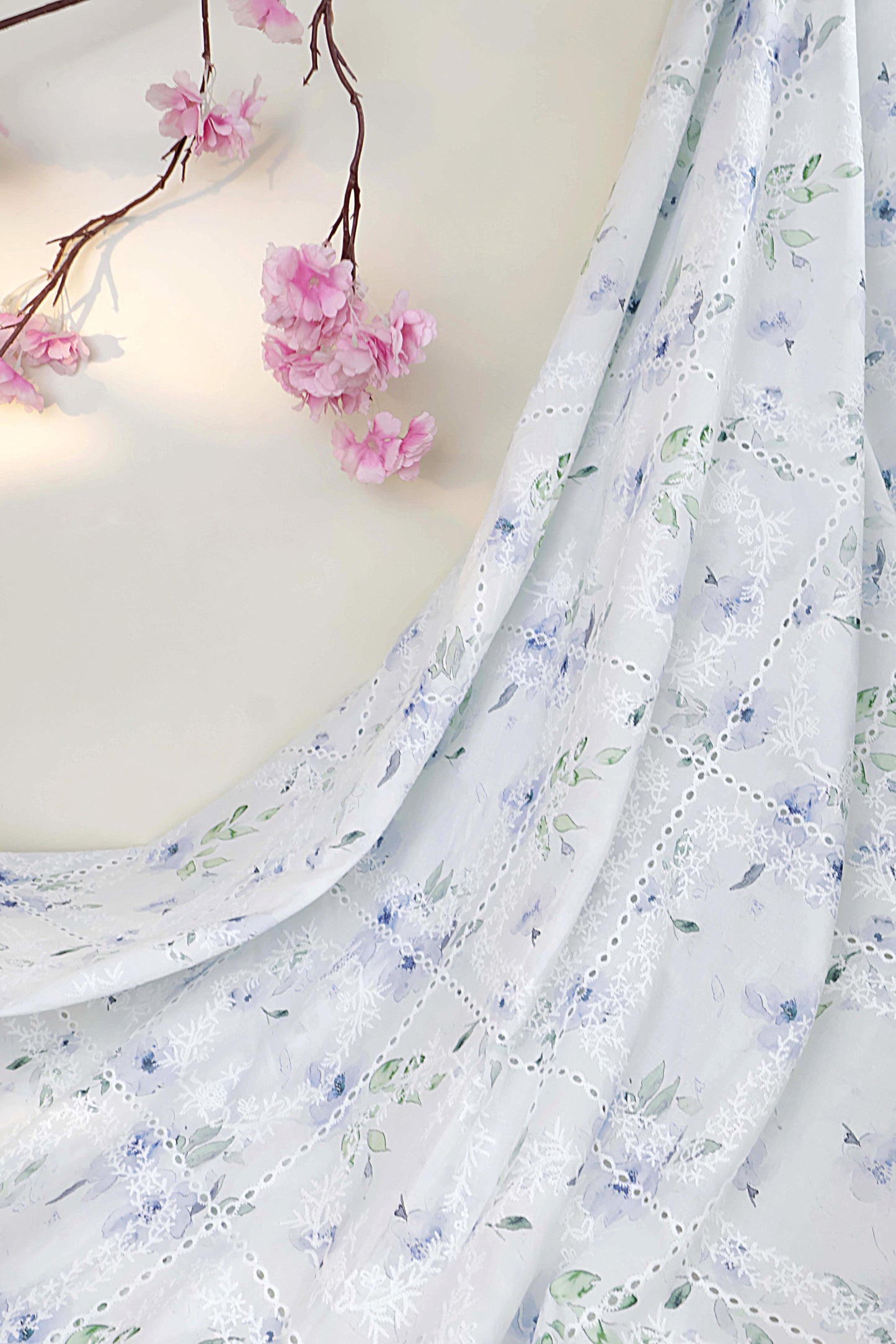 Shirt – Printed Embroidered Lawn L1PE130 A