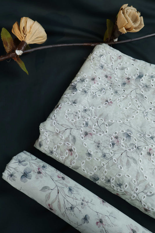 2Piece – Printed Embroidered Lawn EL2PSR134