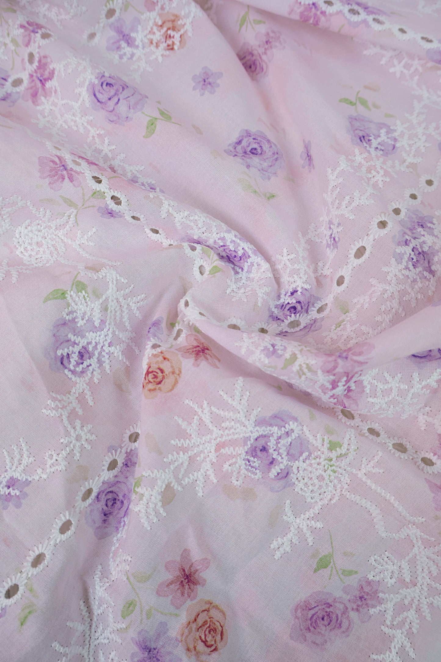 2Piece – Printed Embroidered Lawn RB124