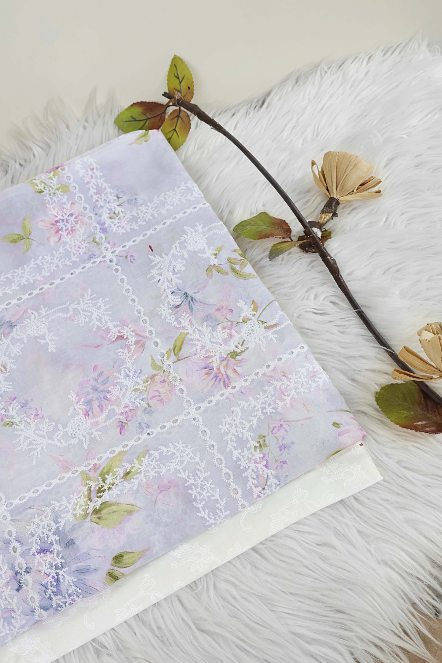 2Piece – Printed Embroidered Lawn RB121