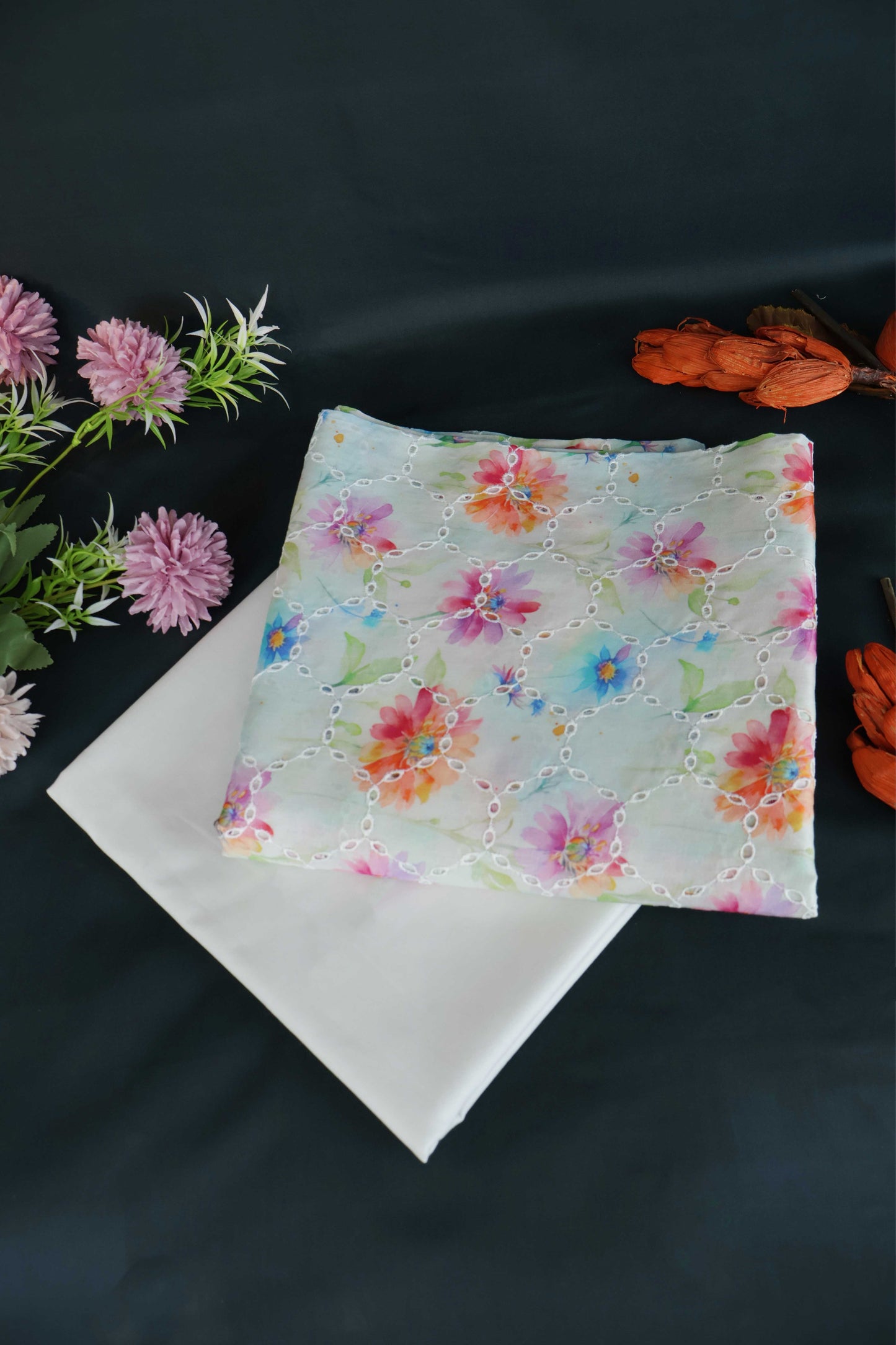 2Piece – Printed Embroidered Lawn S2P24