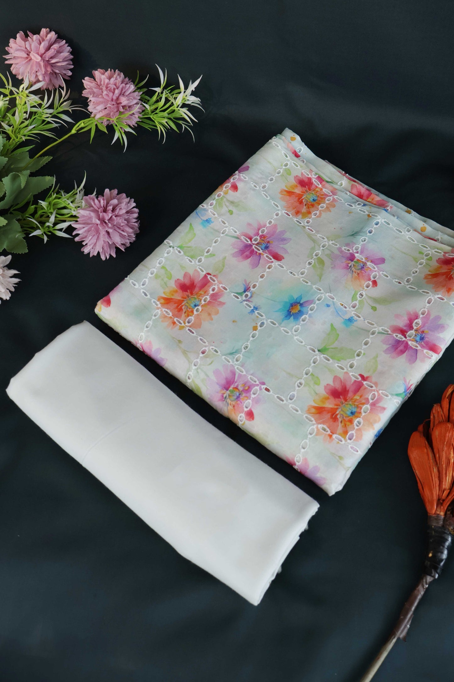 2Piece – Printed Embroidered Lawn S2P20