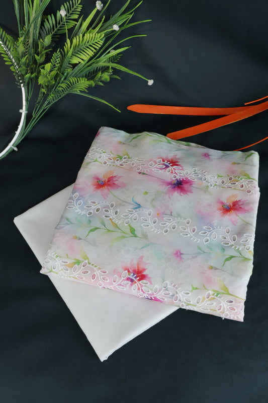 2Piece – Printed Embroidered Lawn S2P31