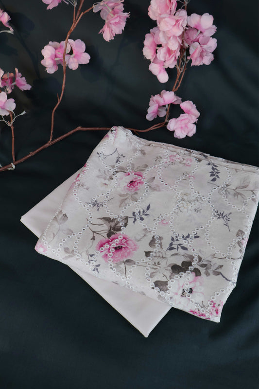 2Piece – Printed Embroidered Lawn S2P33