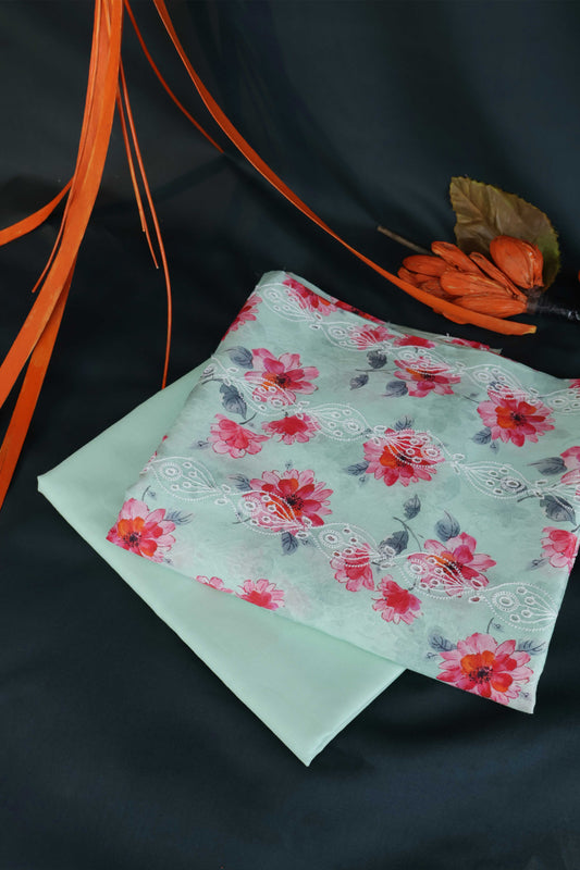 2Piece – Printed Embroidered Lawn S2P35