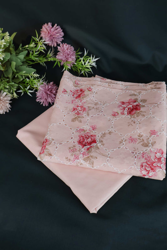 2Piece – Printed Embroidered Lawn S2P14