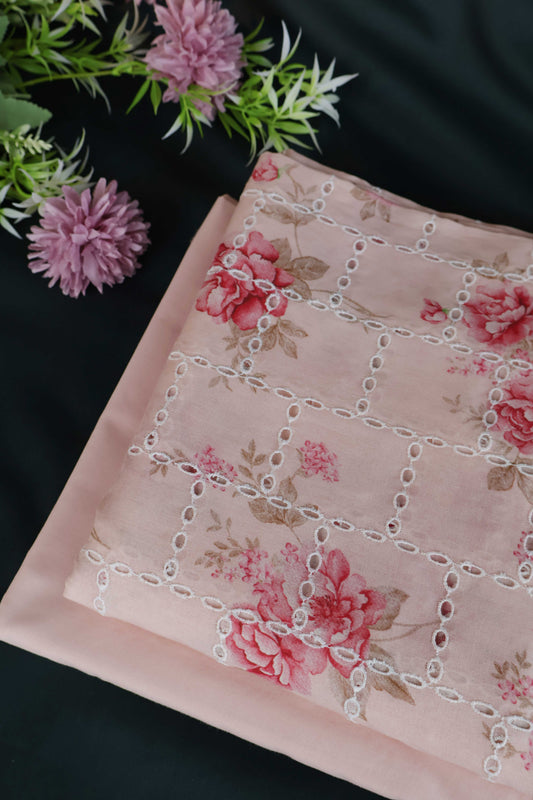 2Piece – Printed Embroidered Lawn S2P26
