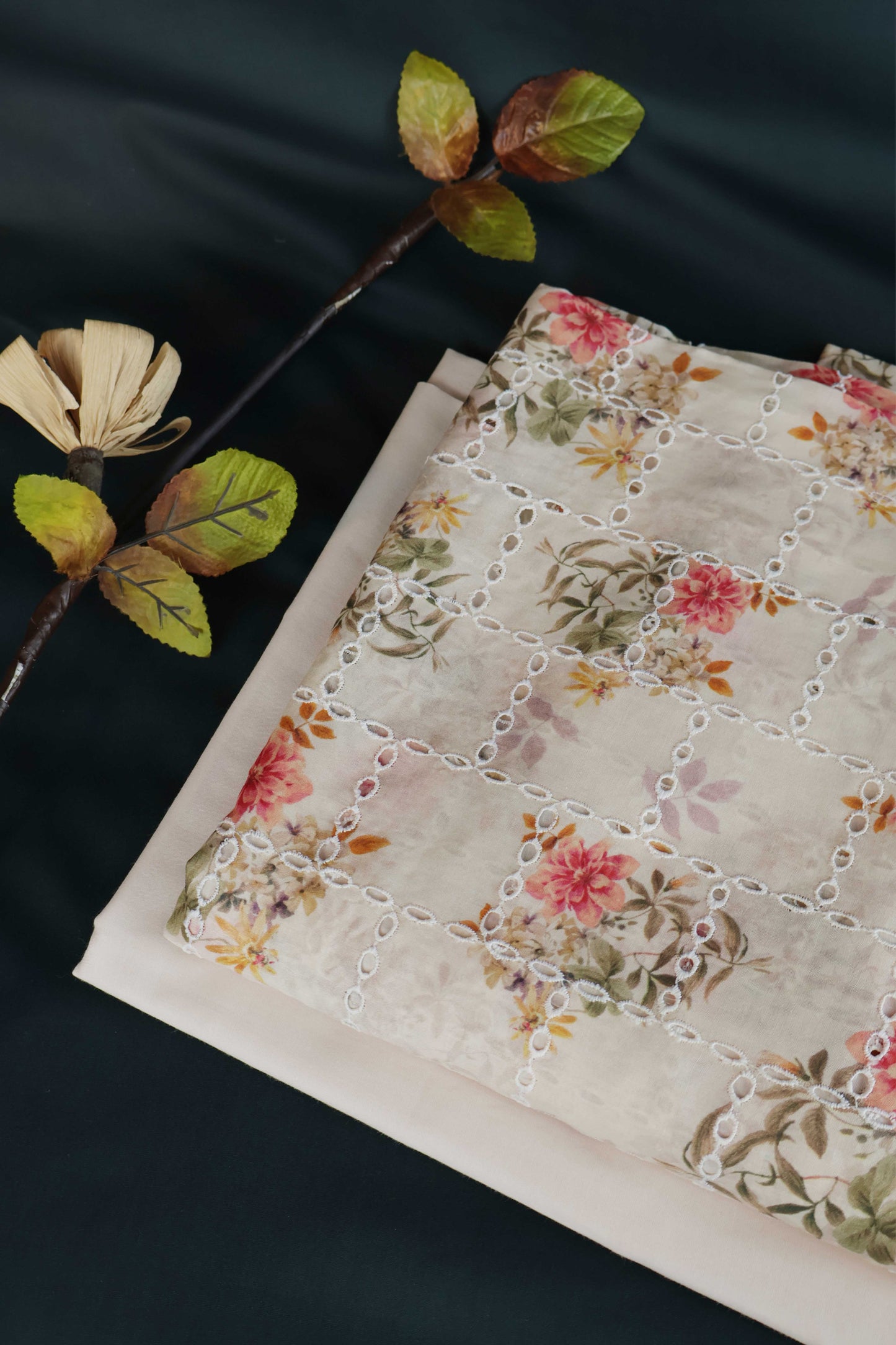 2Piece – Printed Embroidered Lawn S2P08