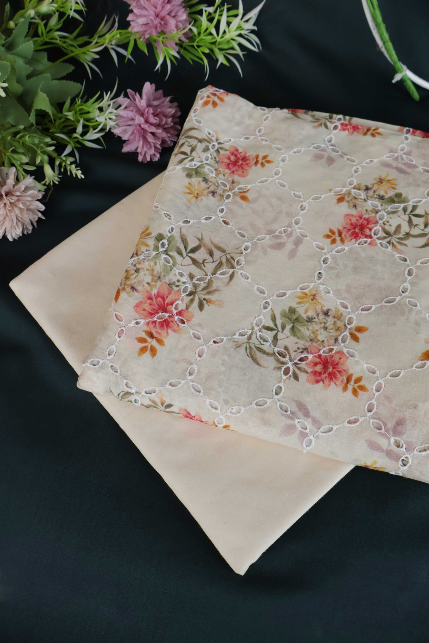 2Piece – Printed Embroidered Lawn S2P11