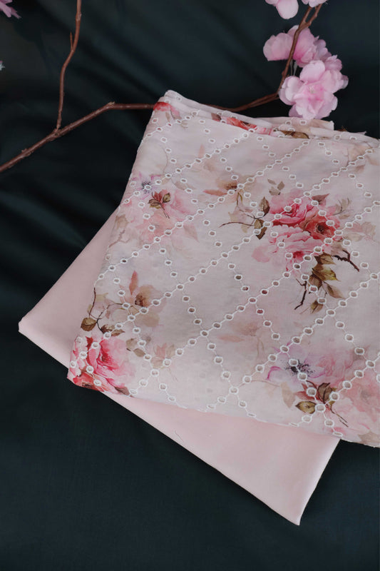 2Piece – Printed Embroidered Lawn S2P13