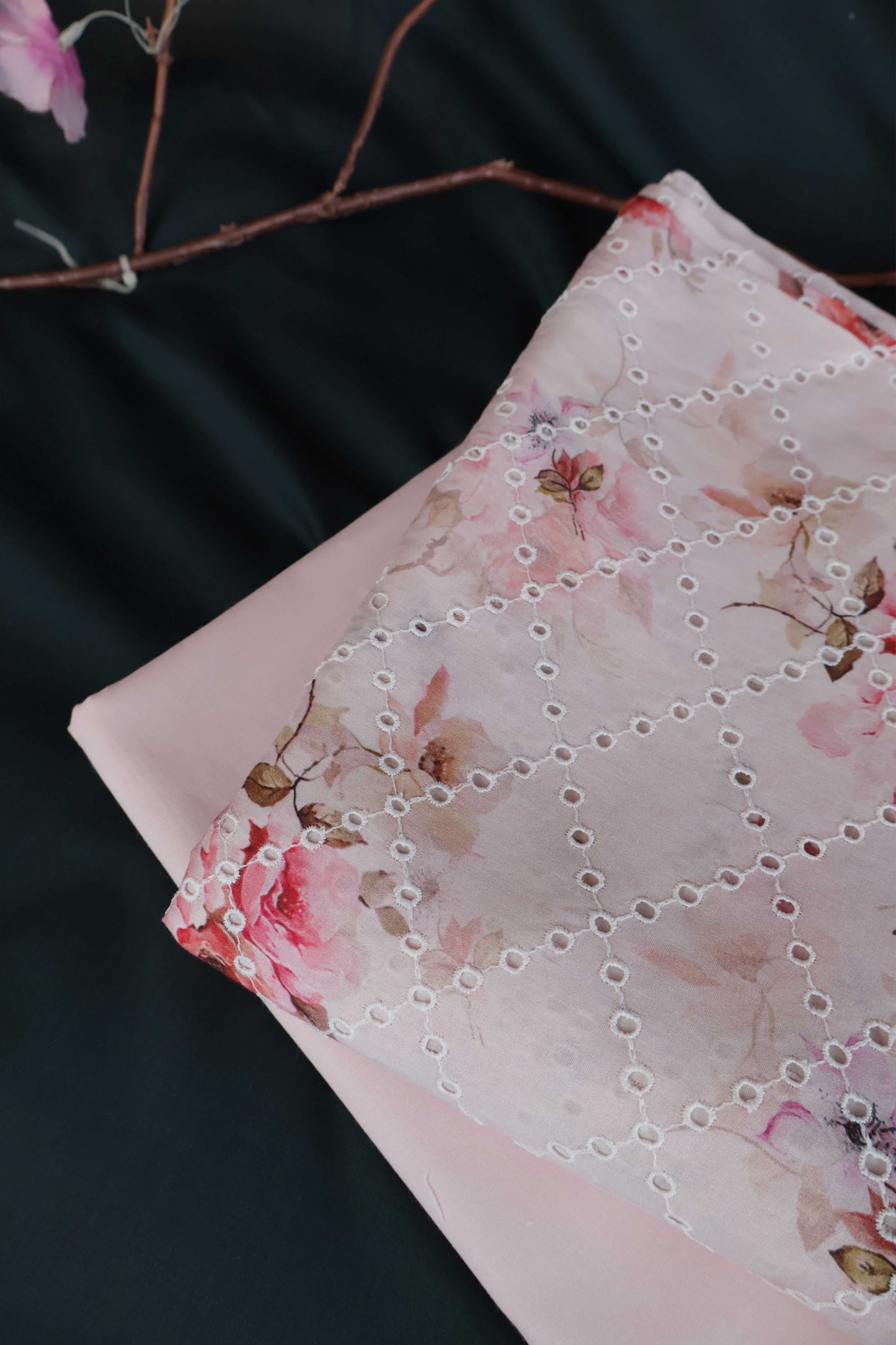 2Piece – Printed Embroidered Lawn S2P13