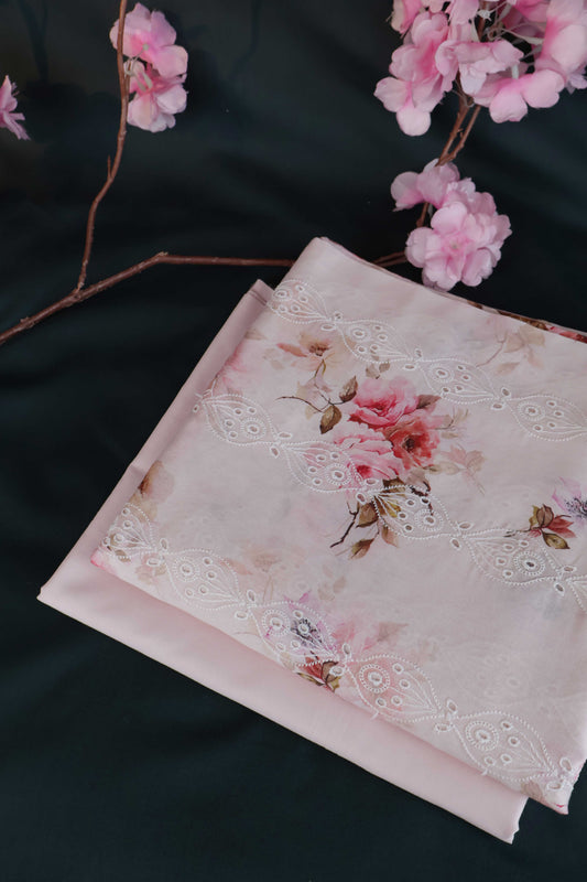 2Piece – Printed Embroidered Lawn S2P32