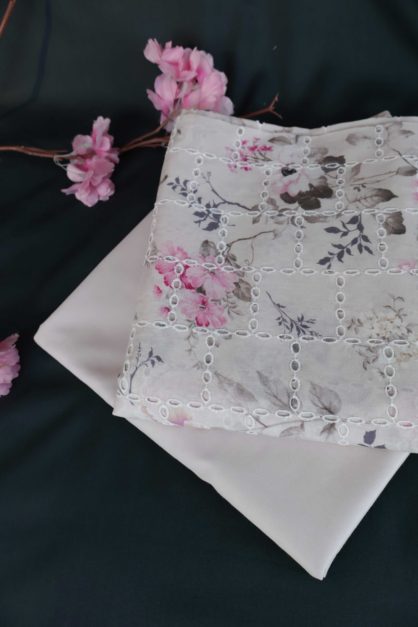 2Piece – Printed Embroidered Lawn S2P34