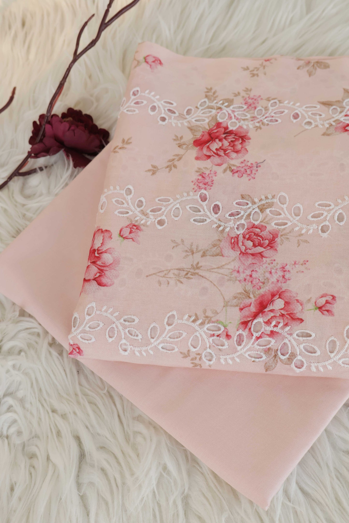 2Piece – Printed Embroidered Lawn S2P28