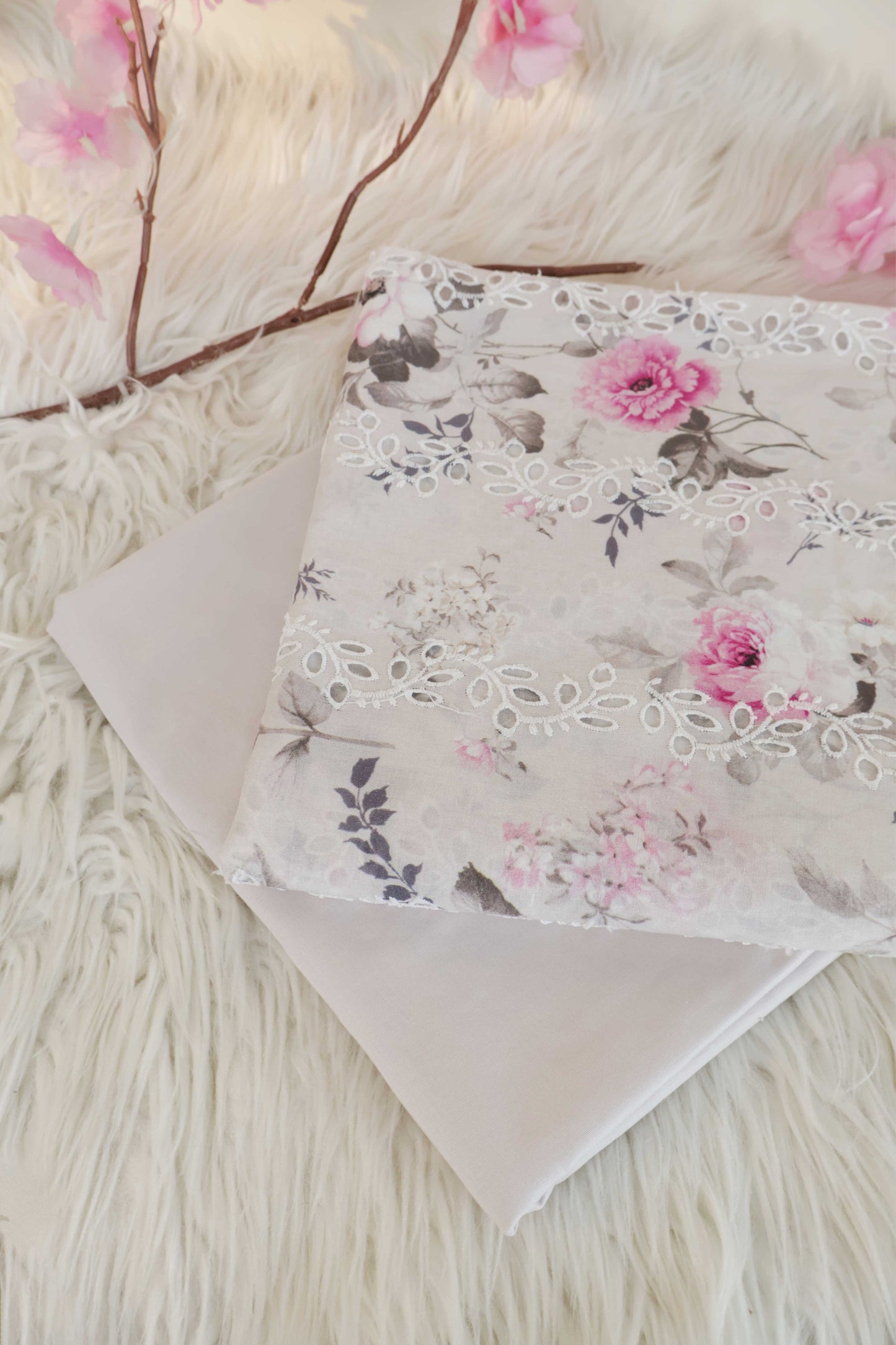 2Piece – Printed Embroidered Lawn S2P12