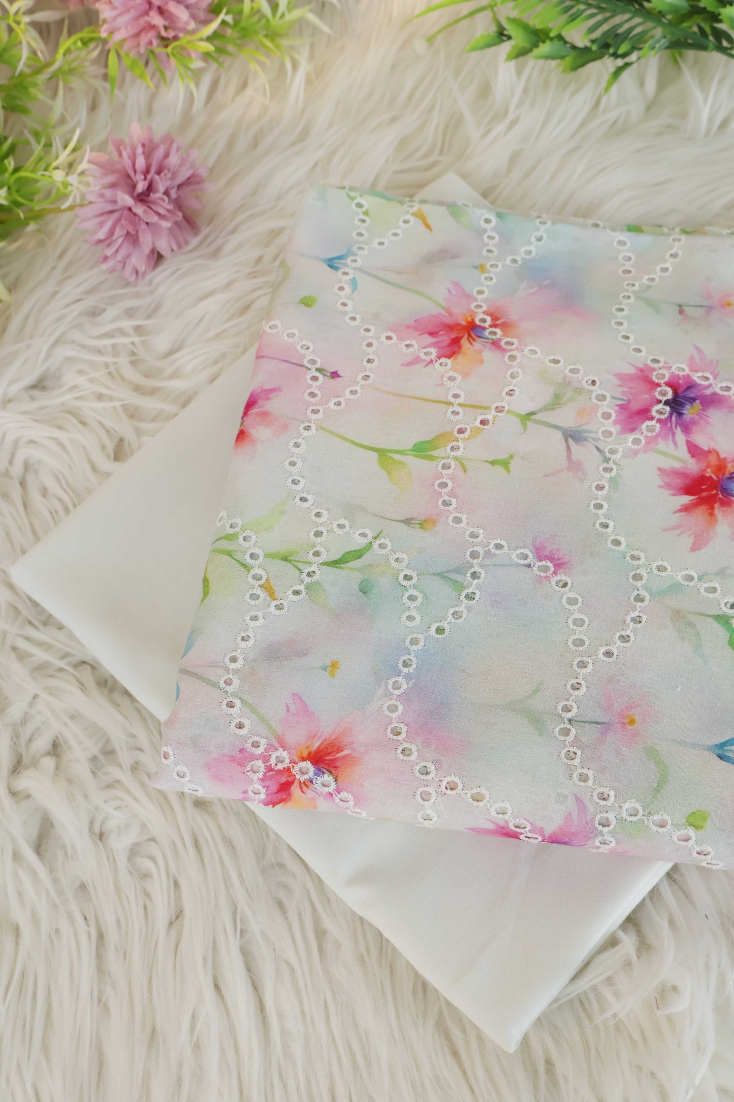2Piece – Printed Embroidered Lawn S2P09