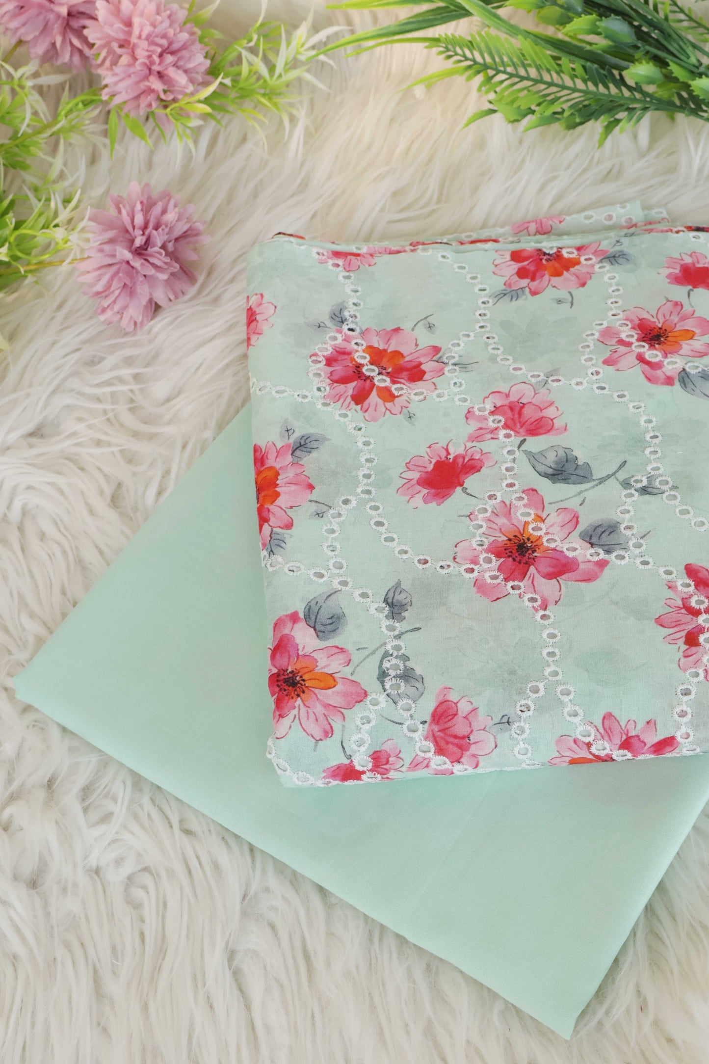 2Piece – Printed Embroidered Lawn S2P22