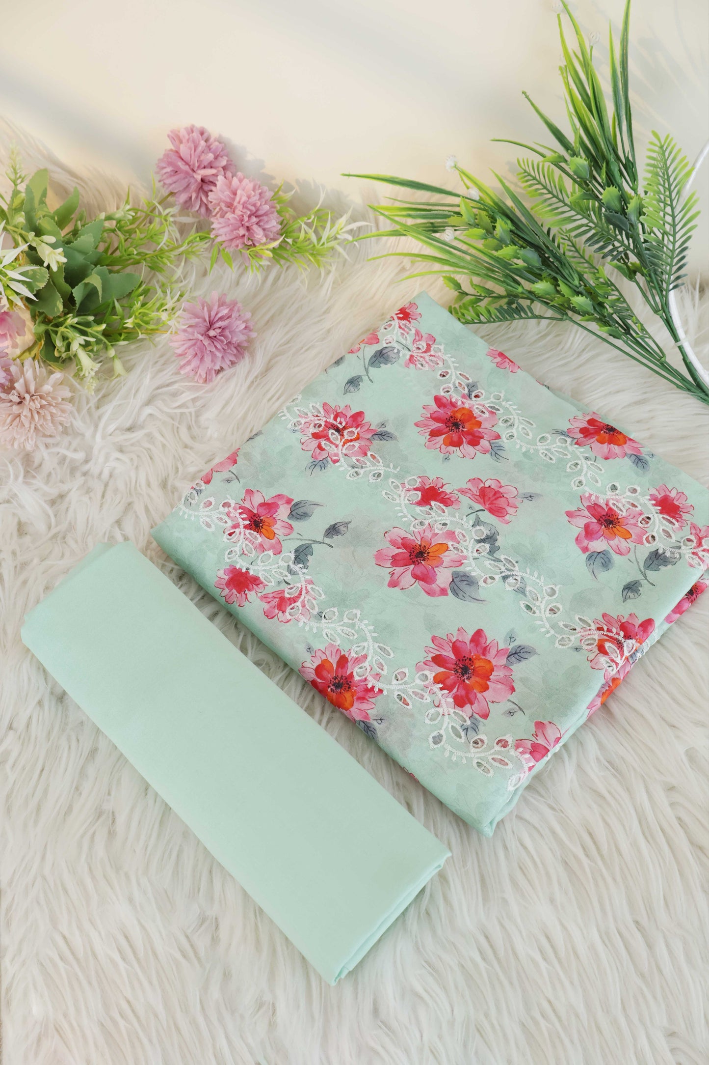 2Piece – Printed Embroidered Lawn S2P15