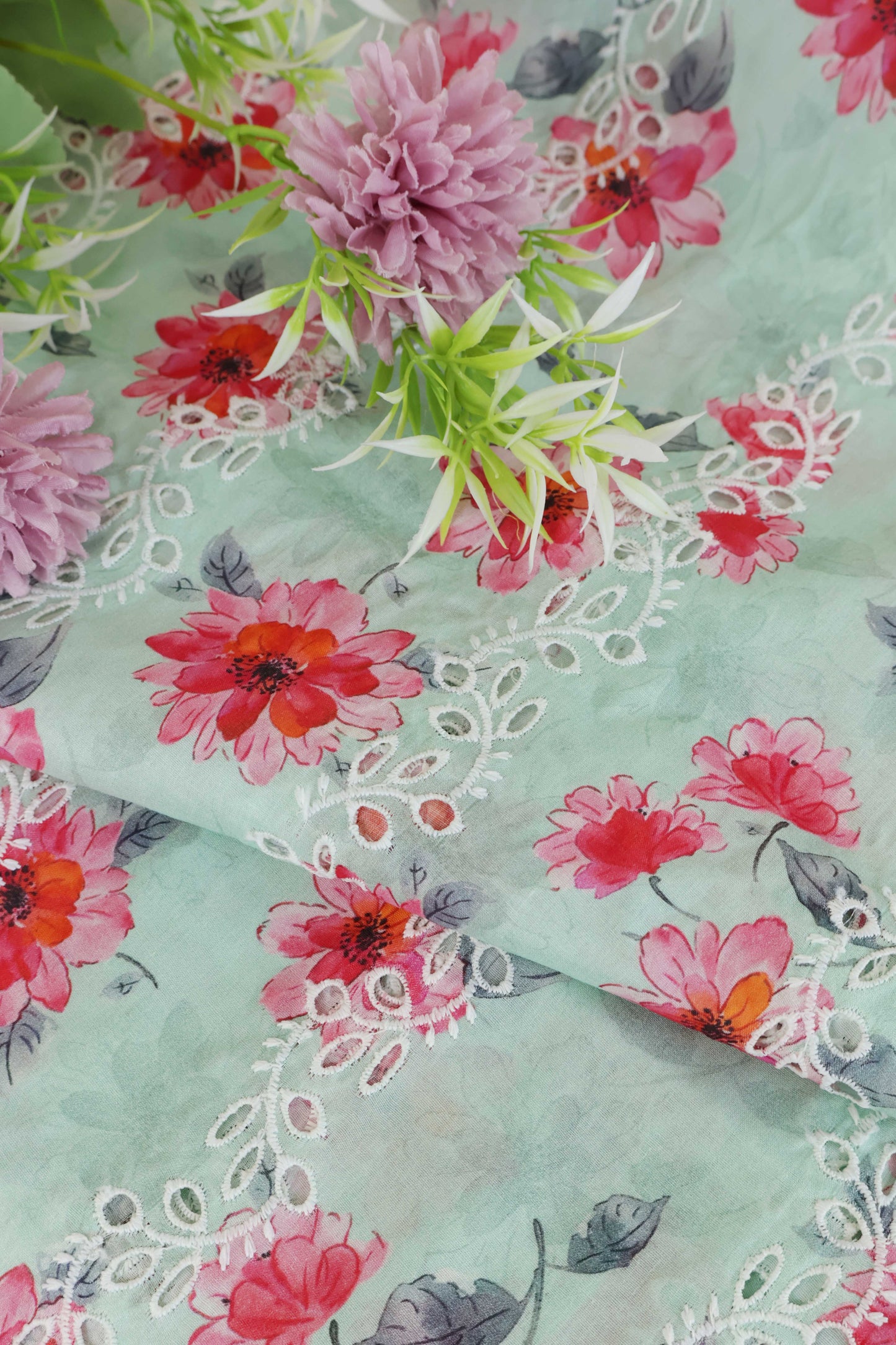 2Piece – Printed Embroidered Lawn S2P15