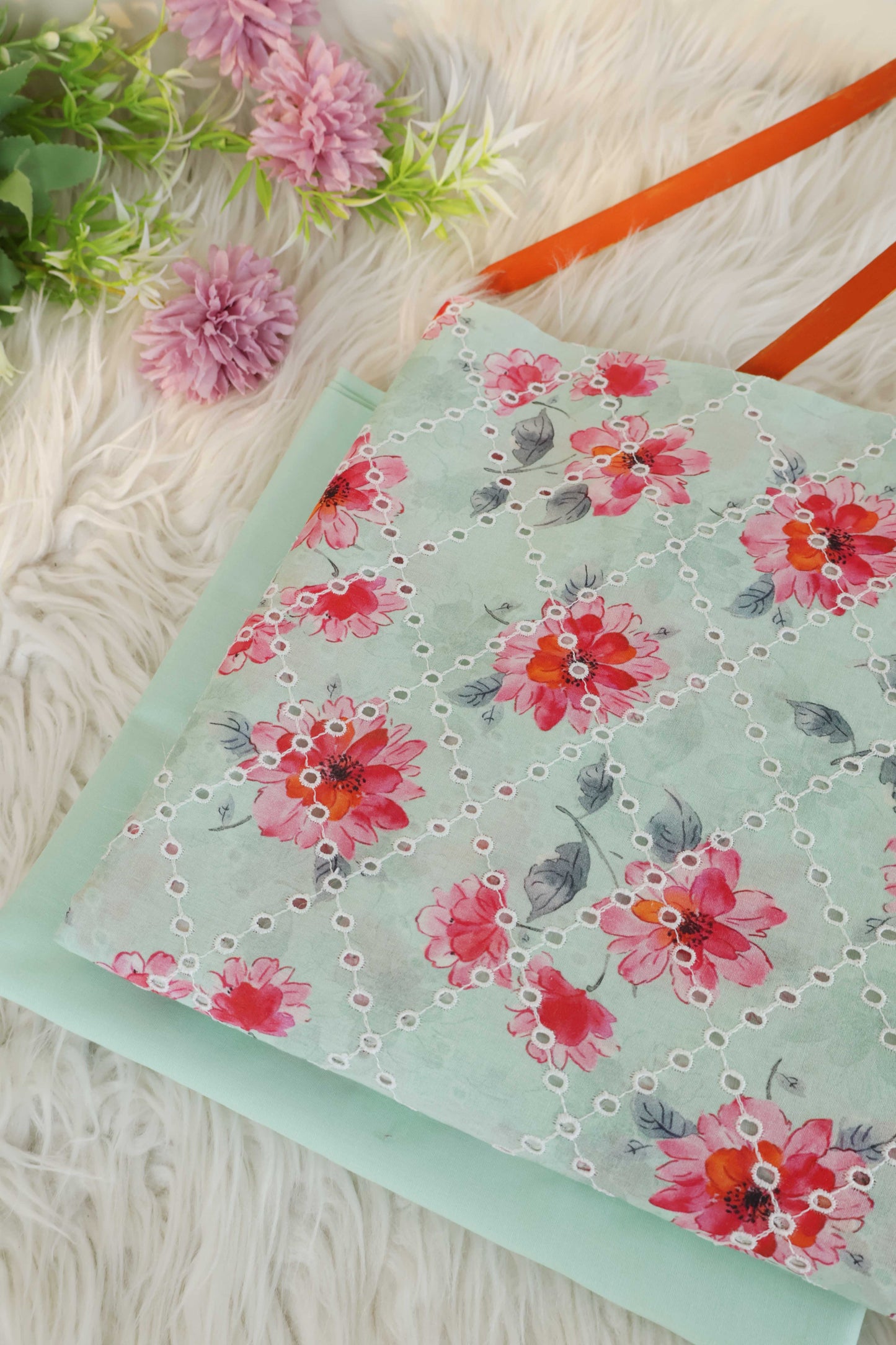 2Piece – Printed Embroidered Lawn S2P19