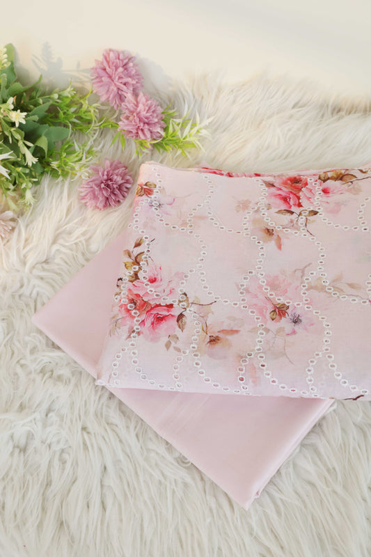 2Piece – Printed Embroidered Lawn S2P10