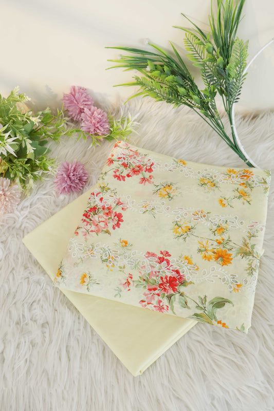 2Piece – Printed Embroidered Lawn S2P17