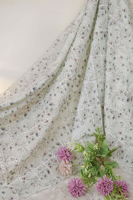 2Piece – Printed Embroidered Lawn EL2PSR125A