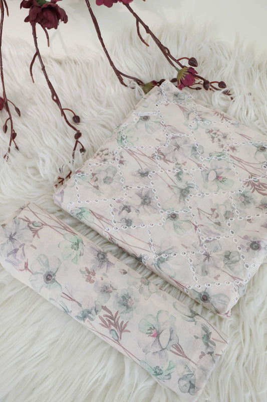 2Piece – Printed Embroidered Lawn EL2PSR94