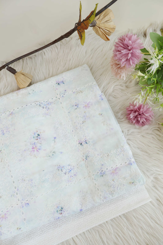 2Piece – Printed Embroidered Lawn RB16