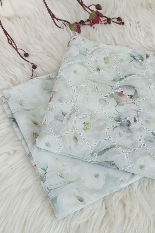 2Piece – Printed Embroidered Lawn EL2PSR58