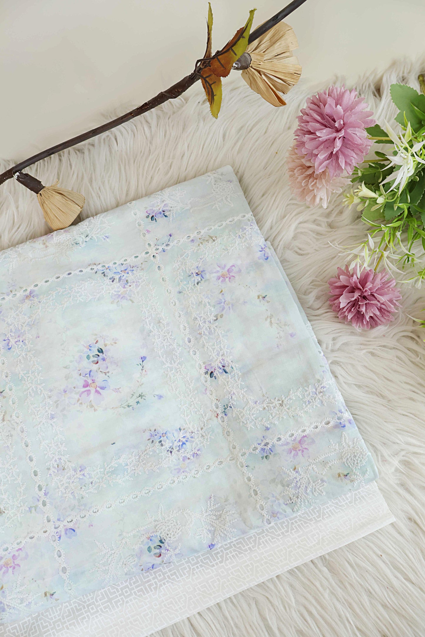 Shirt – Printed Embroidered Lawn L1PE16 A