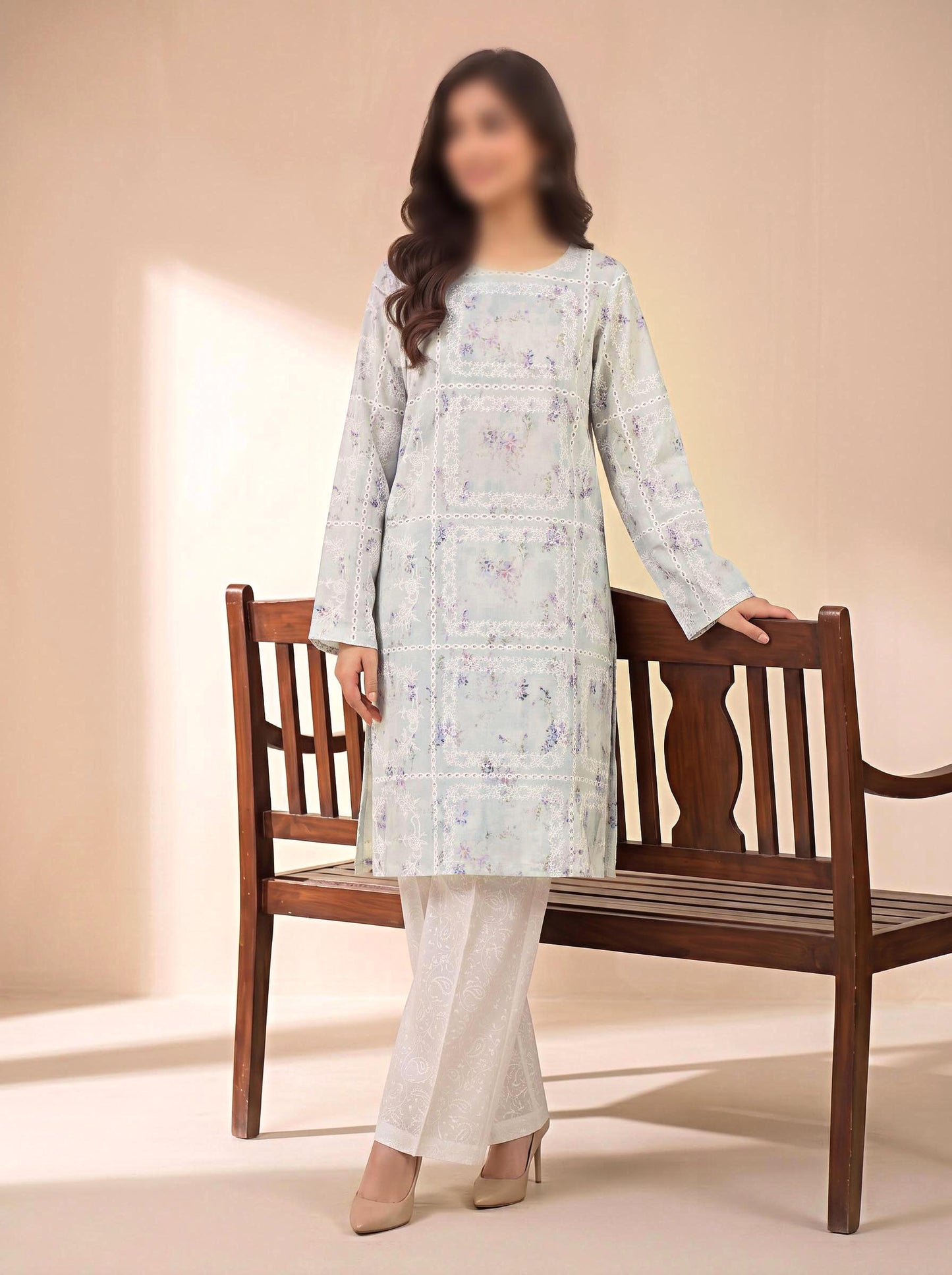 Shirt – Printed Embroidered Lawn L1PE16 A