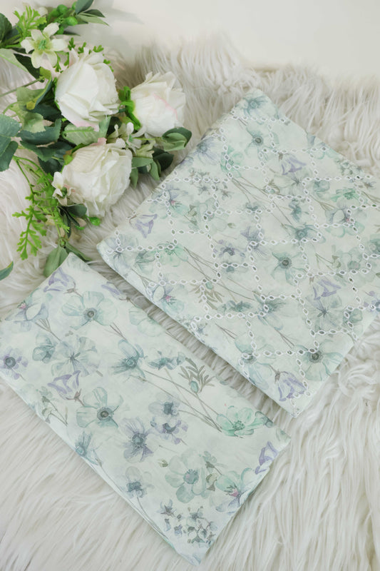 2Piece – Printed Embroidered Lawn EL2PSR117