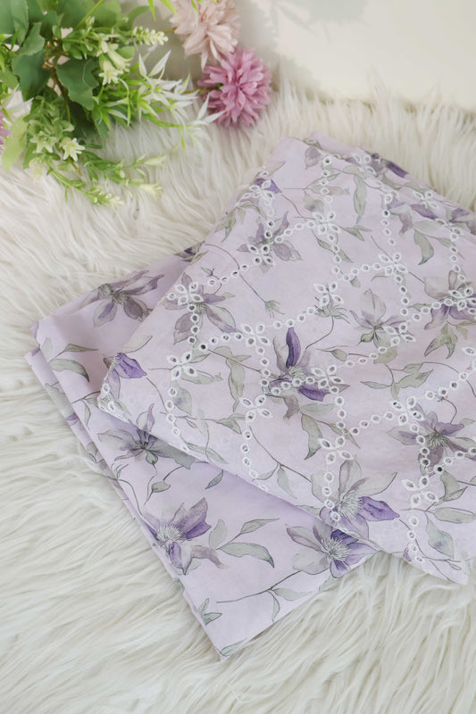 2Piece – Printed Embroidered Lawn EL2PSR27