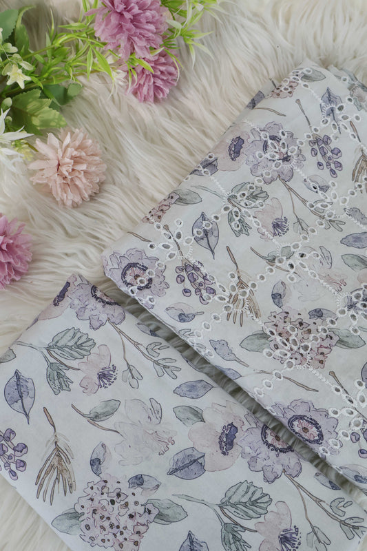 2Piece – Printed Embroidered Lawn EL2PSR121