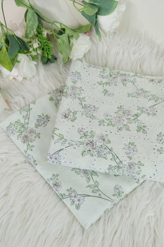 2Piece – Printed Embroidered Lawn EL2PSR132