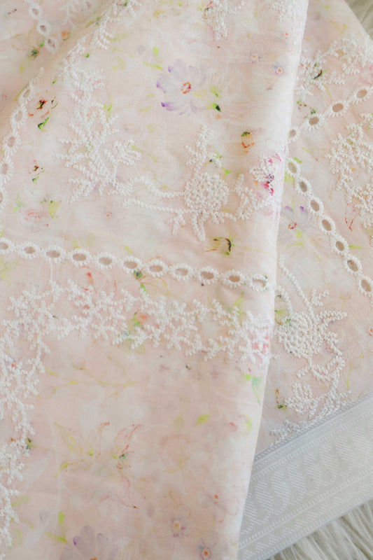 2Piece – Printed Embroidered Lawn RB48