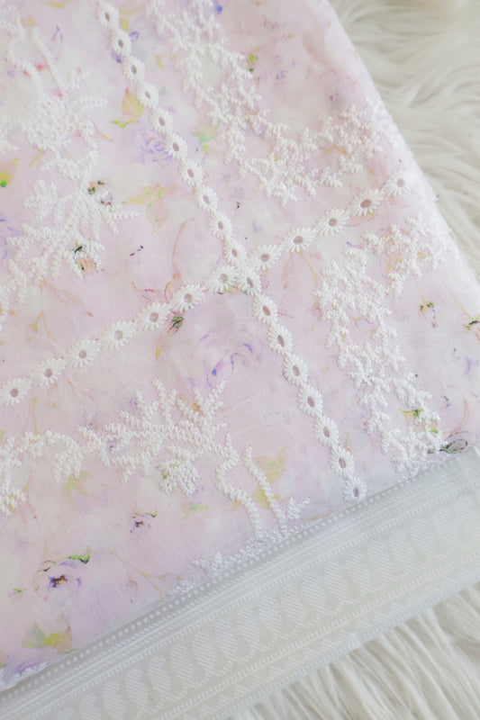 2Piece – Printed Embroidered Lawn RB40