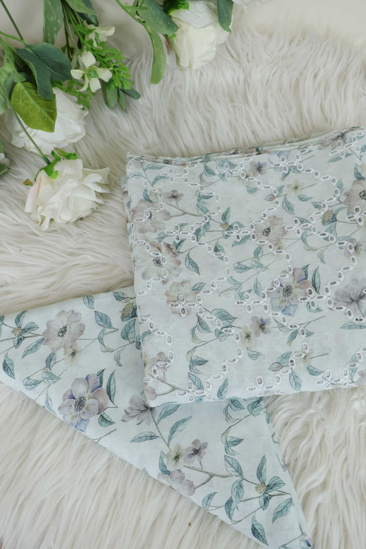 2Piece – Printed Embroidered Lawn EL2PSR72