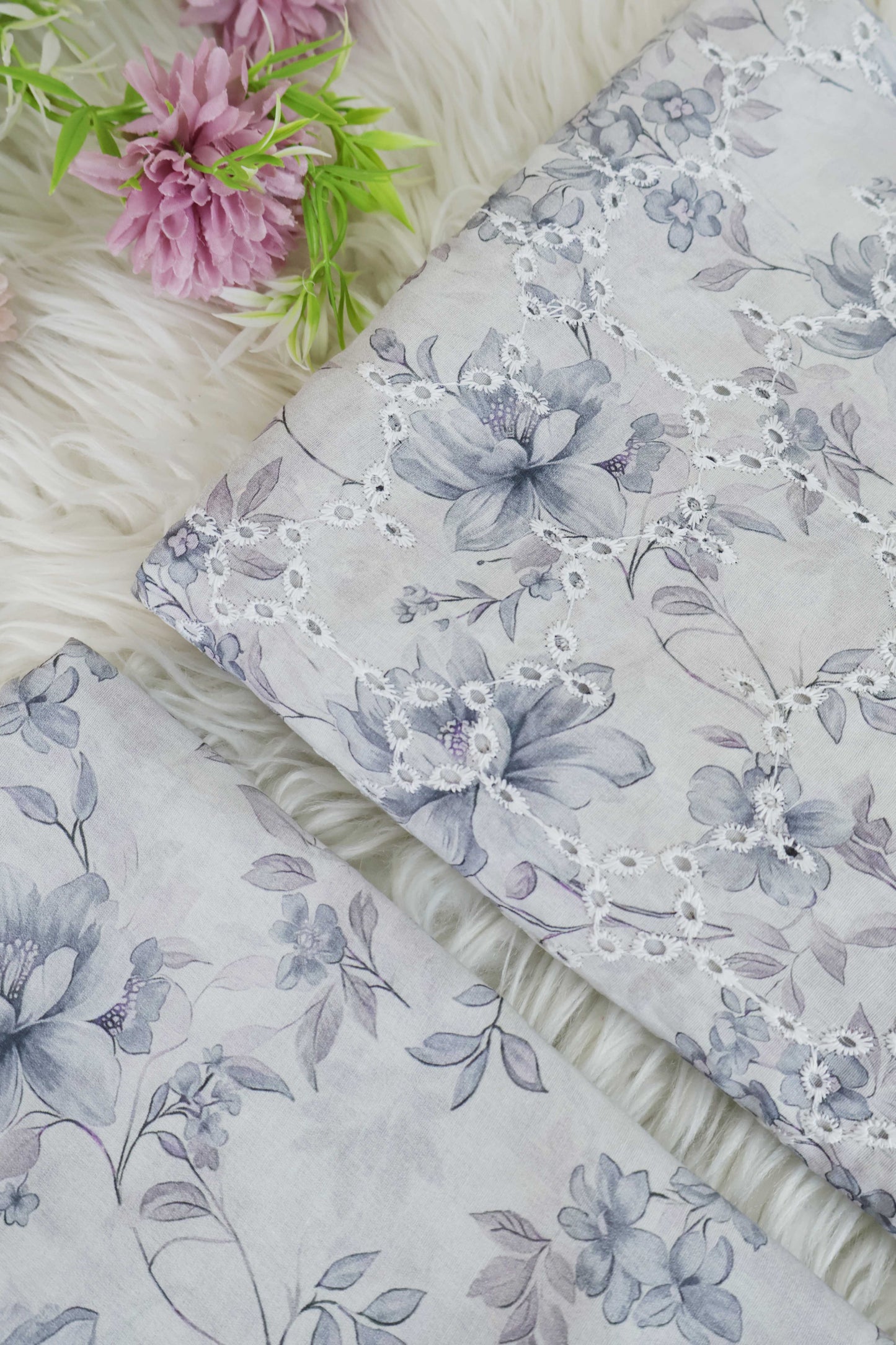 2Piece – Printed Embroidered Lawn EL2PSR111