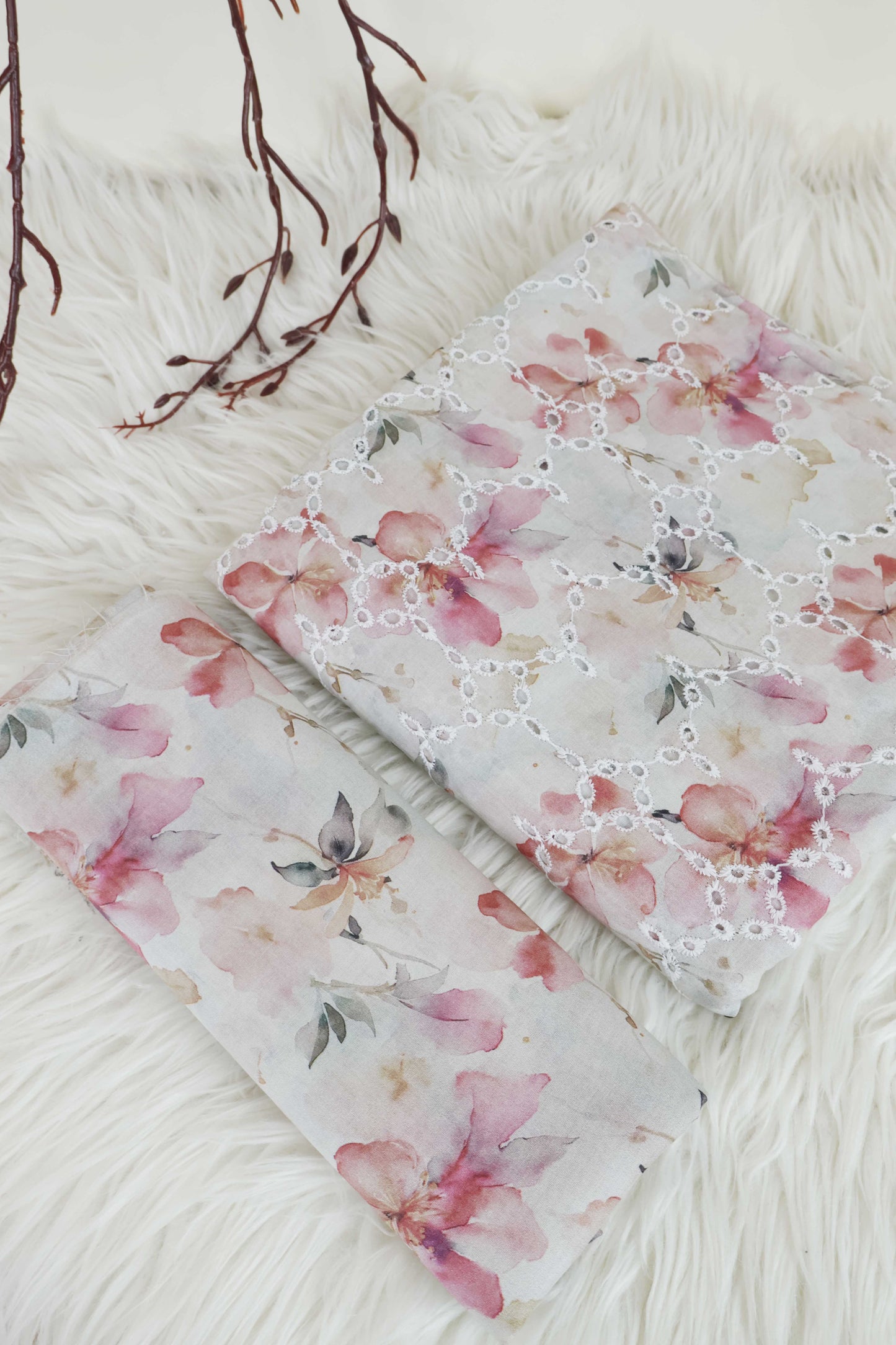 2Piece – Printed Embroidered Lawn EL2PSR112