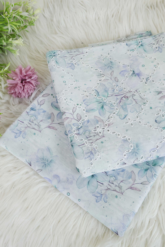 2Piece – Printed Embroidered Lawn EL2PSR68