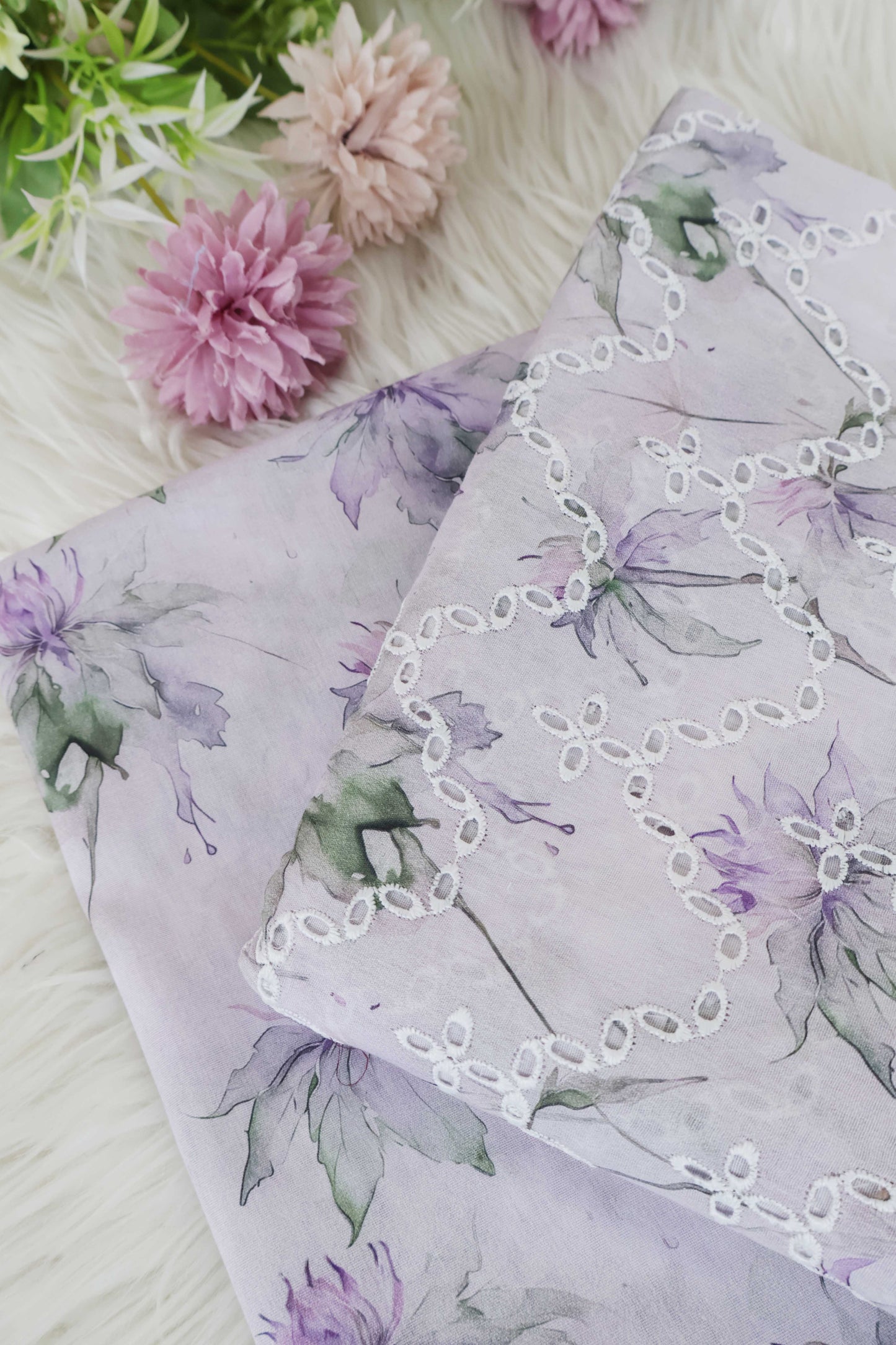 2Piece – Printed Embroidered Lawn EL2PSR64