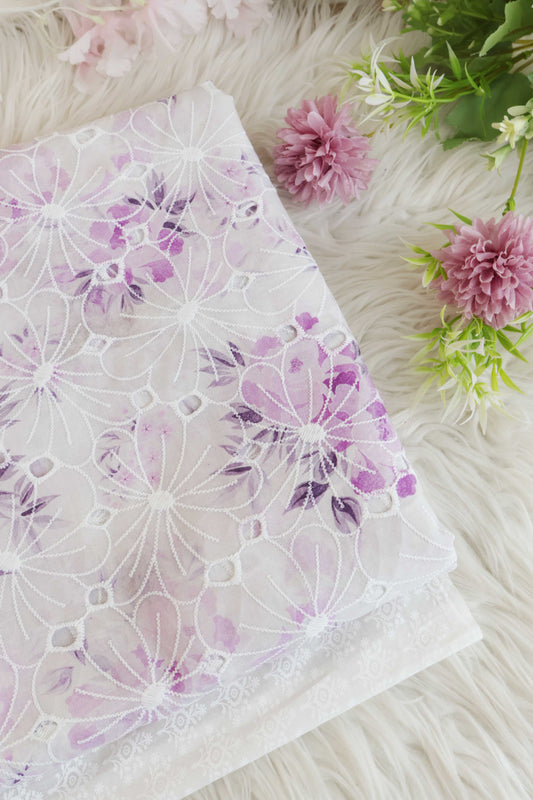 2Piece – Printed Embroidered Lawn RB12