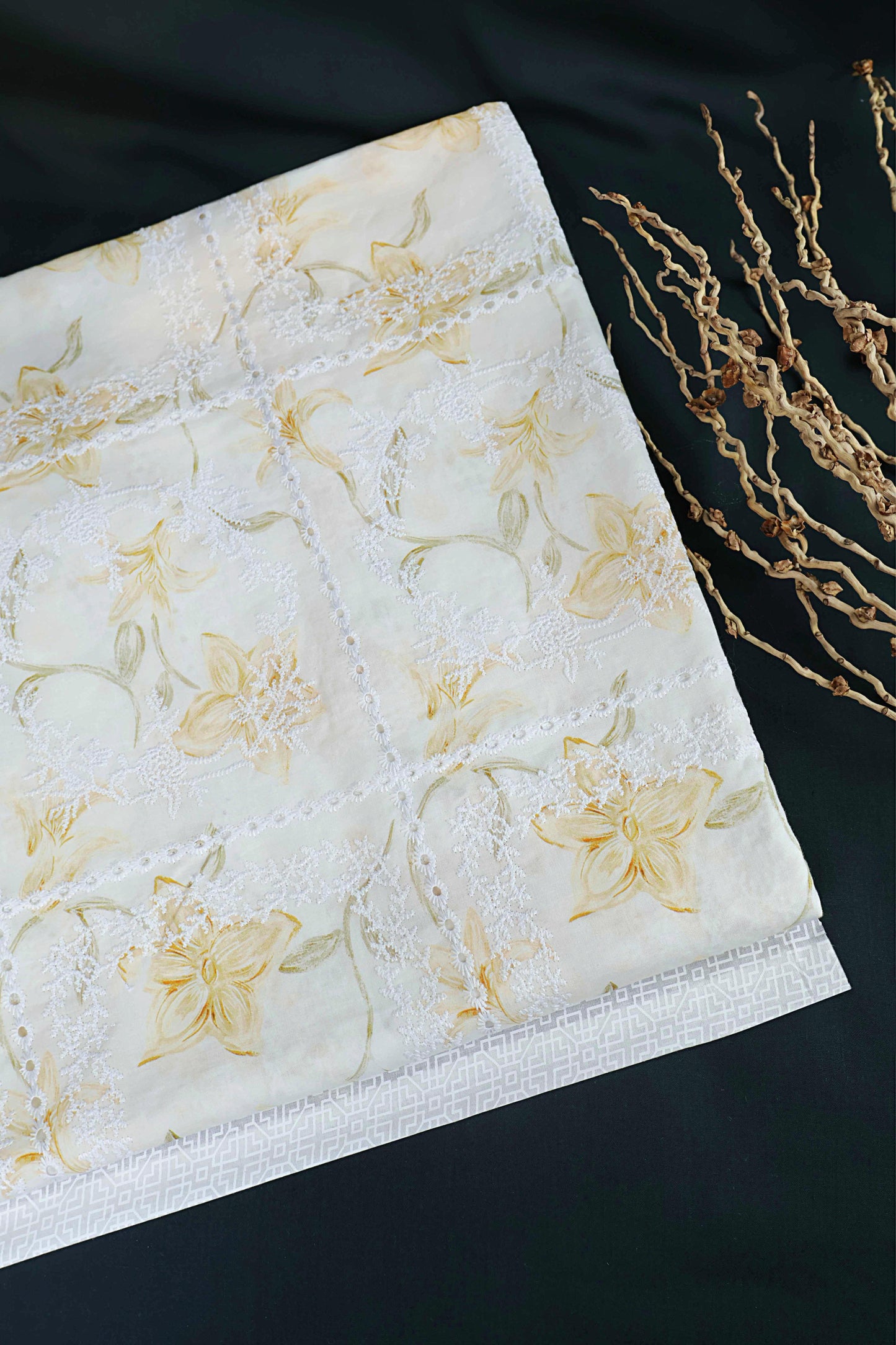 Shirt – Printed Embroidered Lawn L1PE74 A