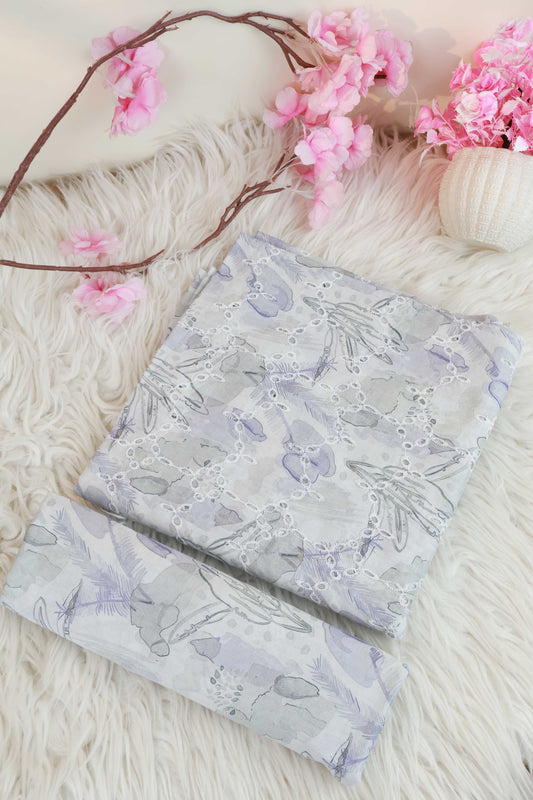 2Piece – Printed Embroidered Lawn EL2PSR135