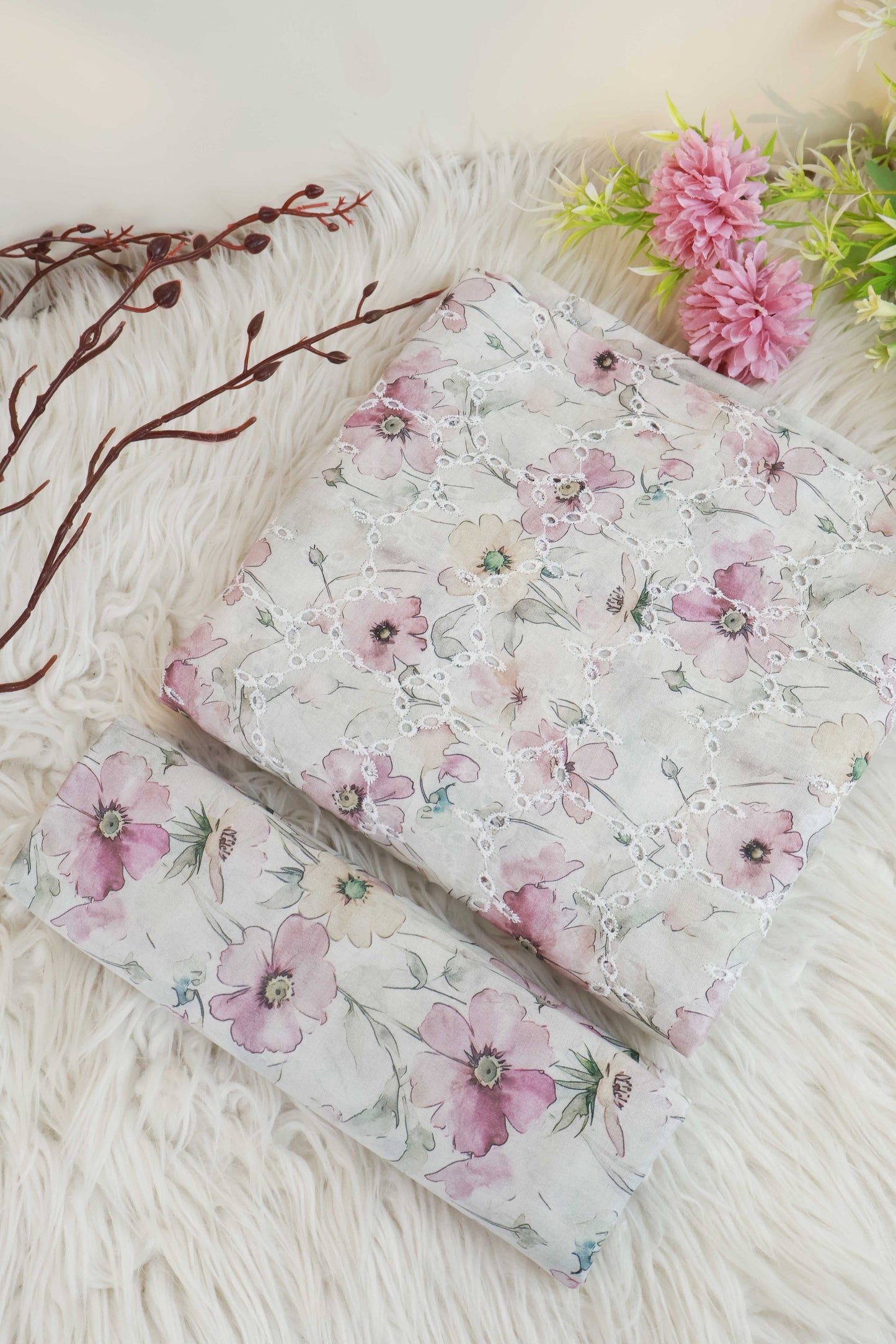 2Piece – Printed Embroidered Lawn EL2PSR109