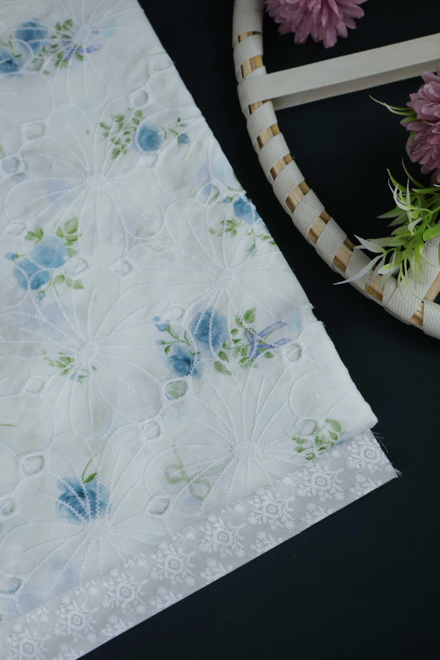 2Piece – Printed Embroidered Lawn RB77